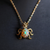 Viking Goods Opal Pineapple Octopus Gold Necklace