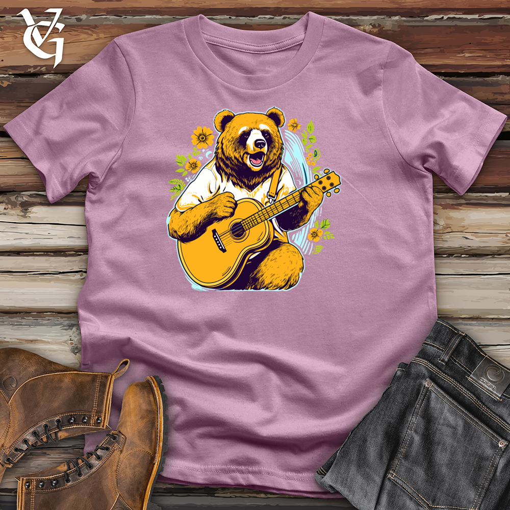 Viking Goods Aloha Strummer Bear Cotton Tee Orchid / L