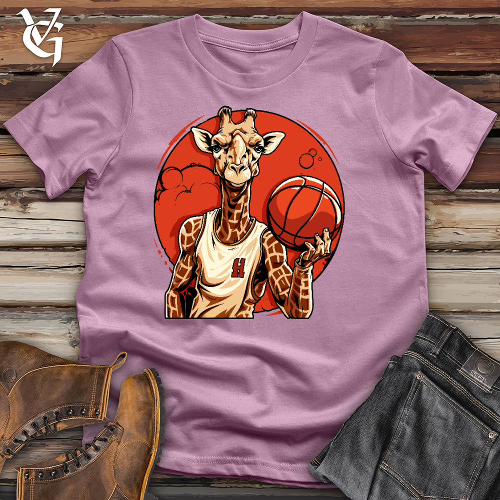 Viking Goods Balling Giraffe Cotton Tee Orchid / L