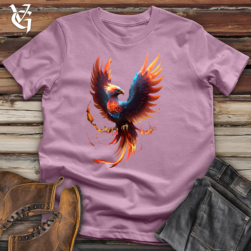 Viking Goods Fire Bird Cotton Tee Orchid / L