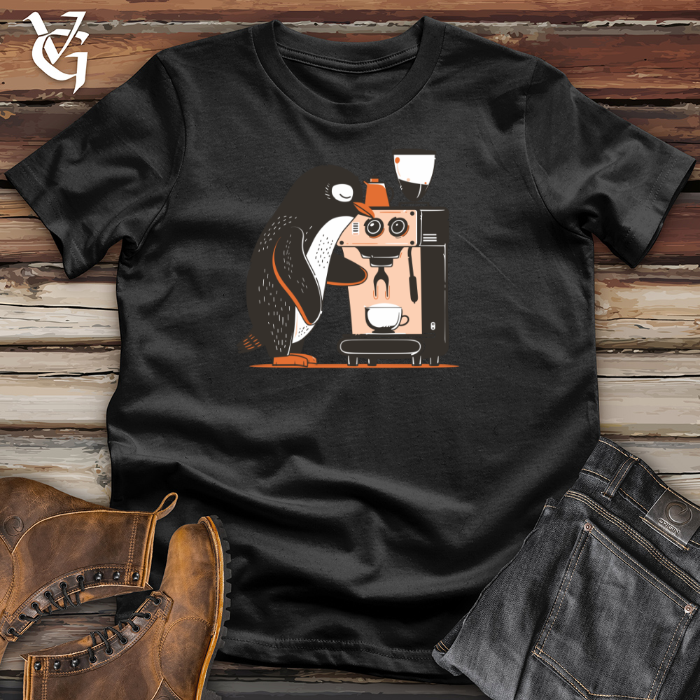 Viking Goods Penguin Barista Brew Cotton Tee