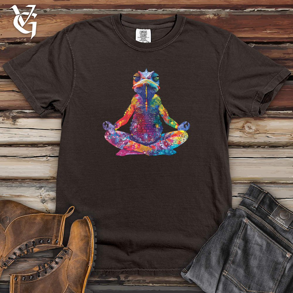 Viking Goods Chameleon Zen Mandala Heavy Cotton Comfort Colors Tee Pepper / L