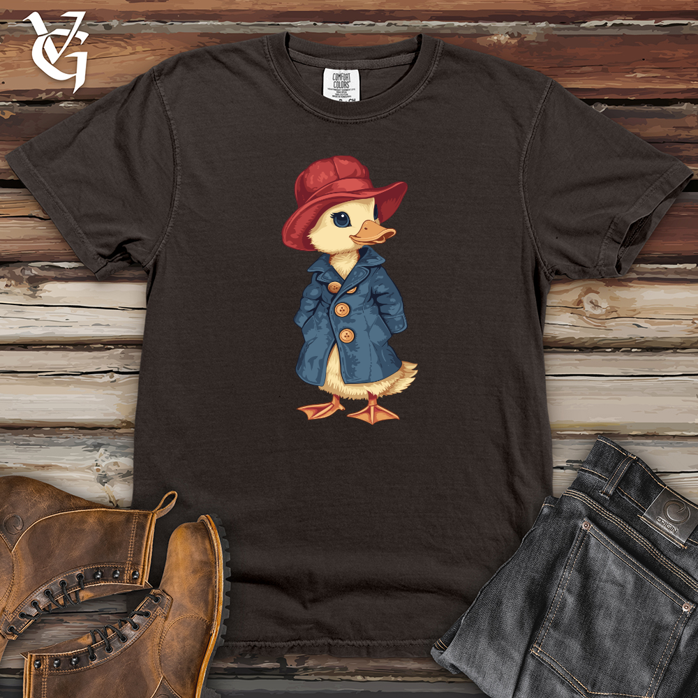 Viking Goods Duckling Detective Chic Heavy Cotton Comfort Colors Tee Pepper / L