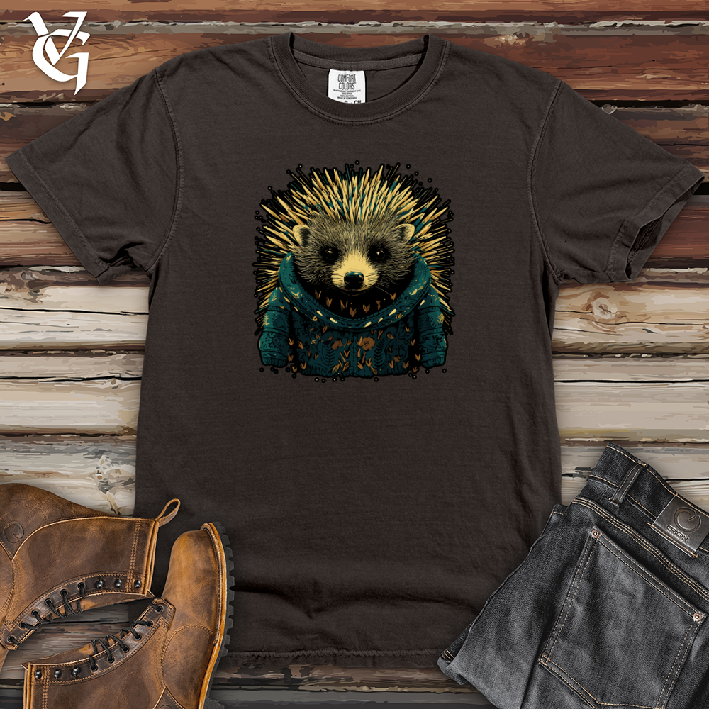 Viking Goods Hedgehog Starlit Snuggle Heavy Cotton Comfort Colors Tee Pepper / L