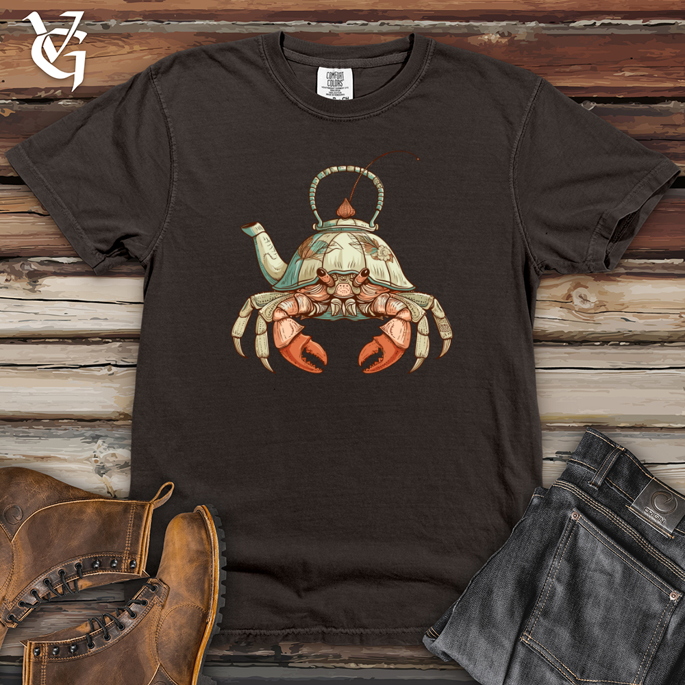 Viking Goods Hermit Crab Teapot Heavy Cotton Comfort Colors Tee Pepper / L