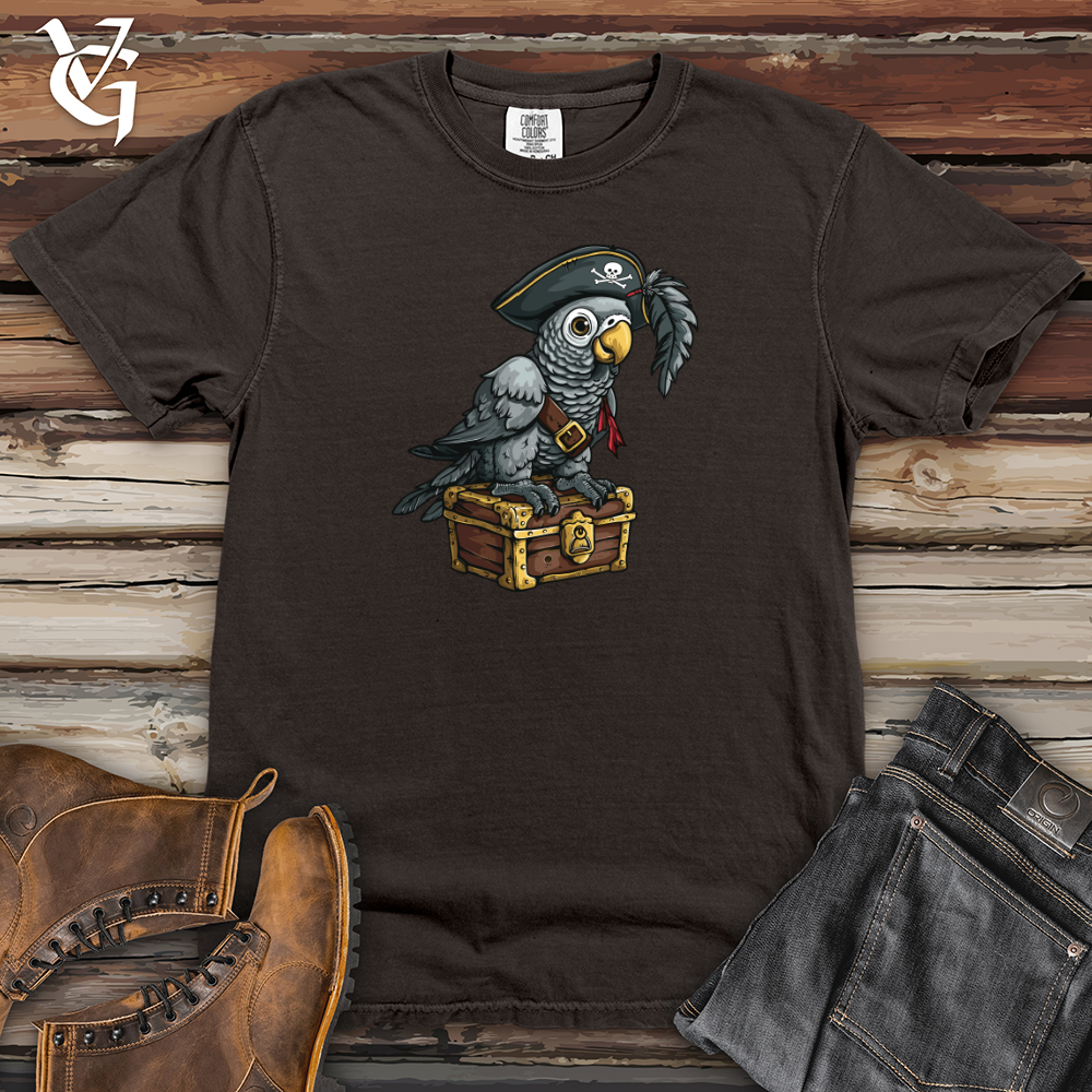 Viking Goods Parrot Pirate Loot Heavy Cotton Comfort Colors Tee Pepper / L