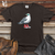 Viking Goods Seagull with Red Sneakers and Sunglass Heavy Cotton Comfort Colors Tee Pepper / L