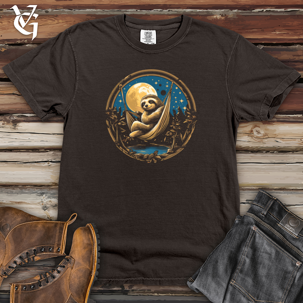 Viking Goods Sloth Moonlight Siesta Heavy Cotton Comfort Colors Tee Pepper / L