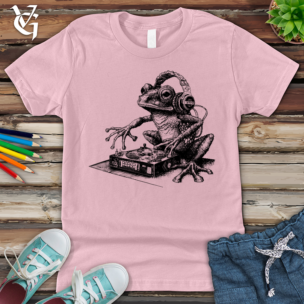 Viking Goods Dj Frog Youth Tee Pink / L