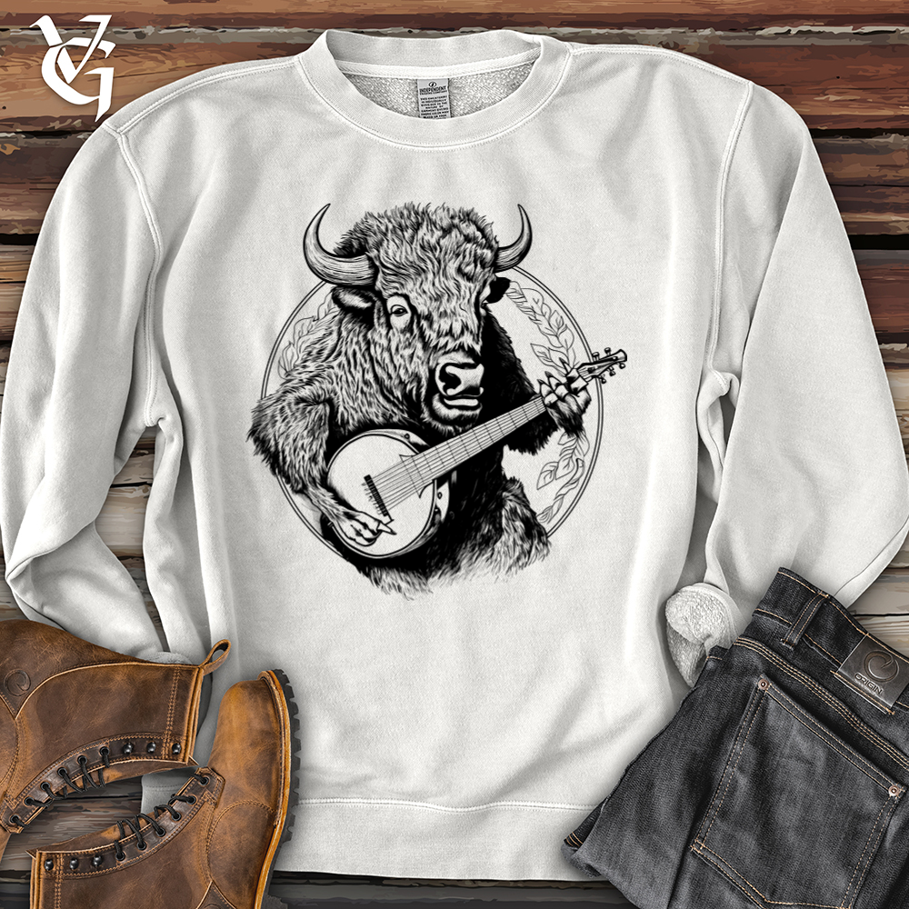 Viking Goods Banjo Bison Pigment-Dyed Crewneck Prepared For Dye / L