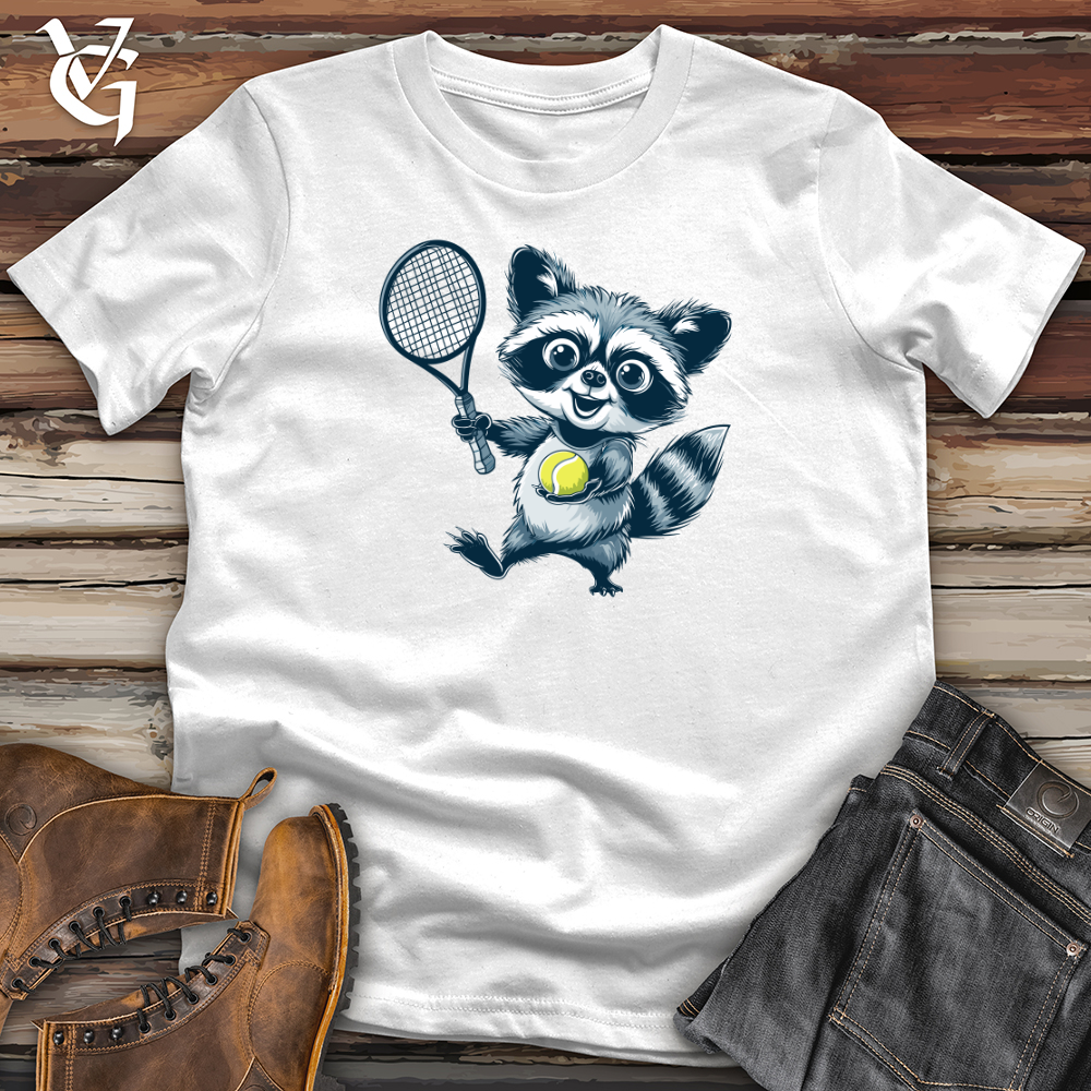 Viking Goods Raccoon Tennis Pro Softstyle Tee