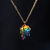 Viking Goods Rainbow Rain Gold Necklace