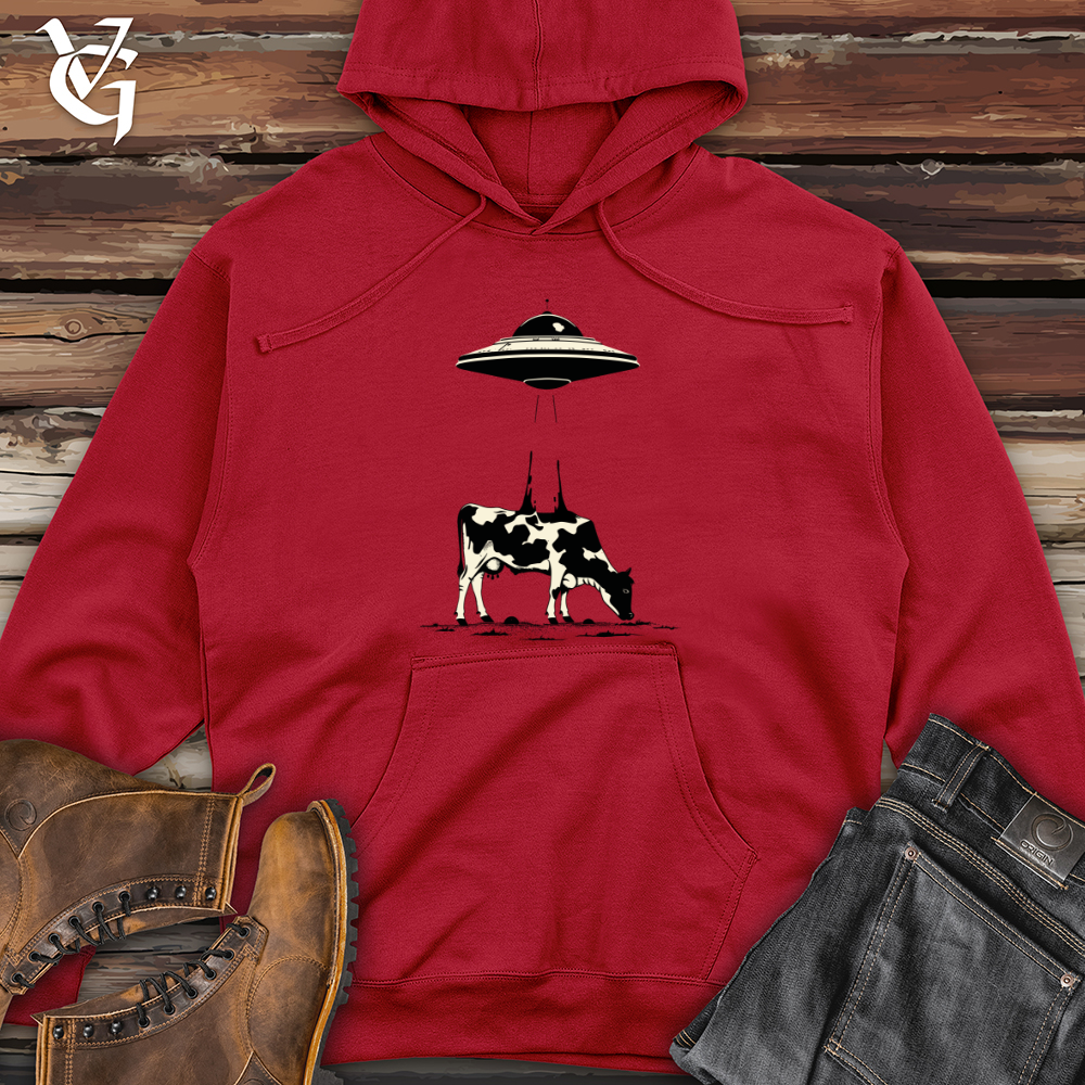 Viking Goods Cow Suck Midweight Hooded Sweatshirt Red / L