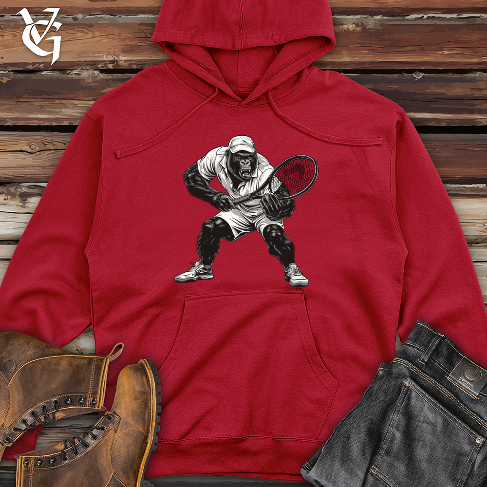 Viking Goods Gorilla Tennis Champion Midweight Hooded Sweatshirt Red / L