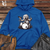 Viking Goods Dog Rockstar Drummer Midweight Hooded Sweatshirt Royal / L