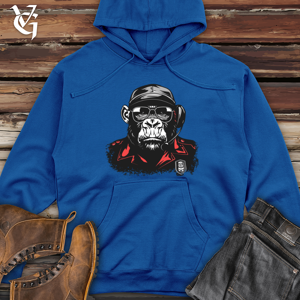 Viking Goods Gorilla Club Bouncer Midweight Hooded Sweatshirt Royal / L
