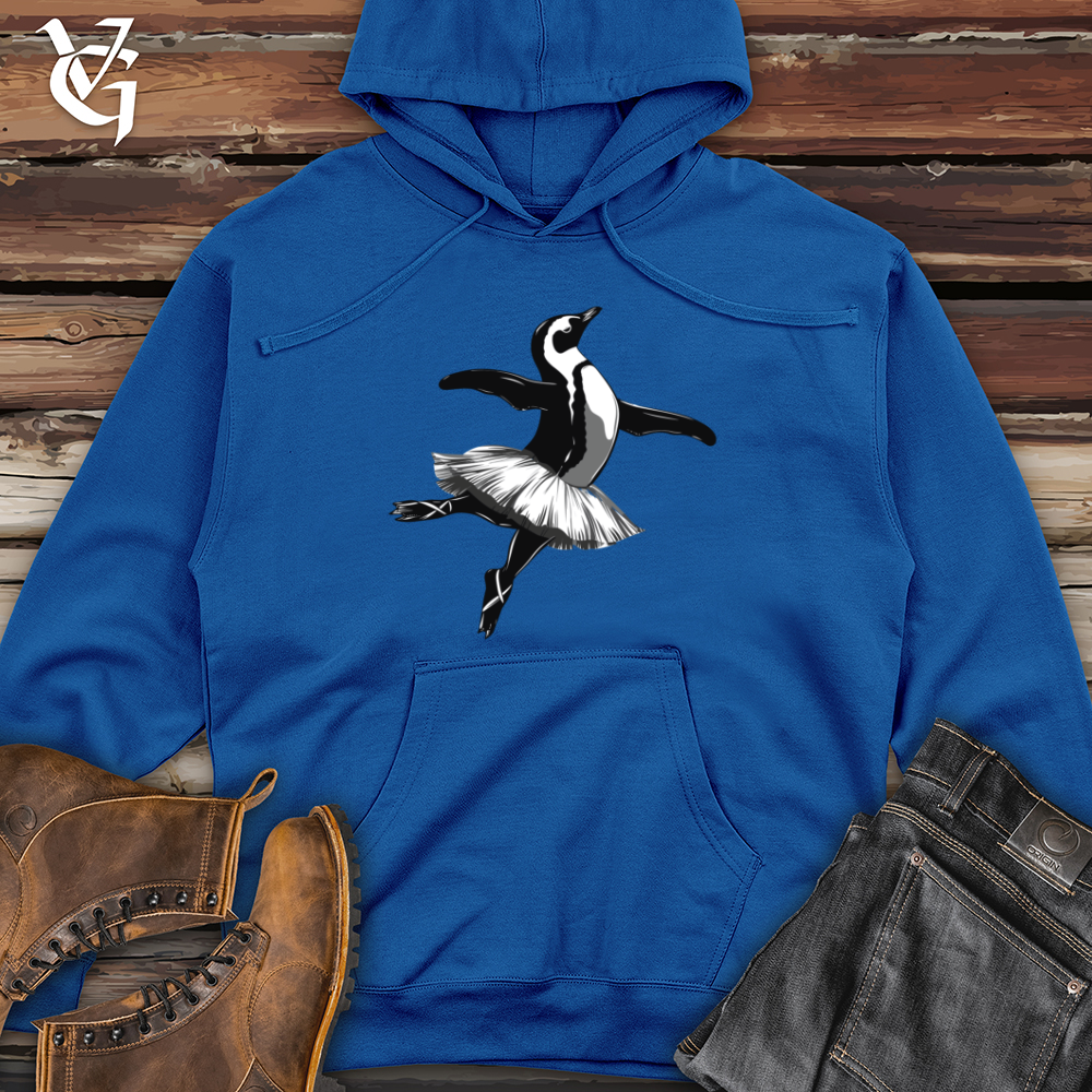 Viking Goods Penguin Ballet Pirouette Midweight Hooded Sweatshirt Royal / L