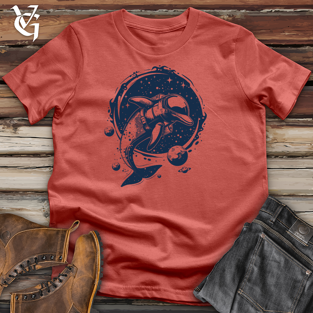 Viking Goods Astronaut Dolphin Odyssey Cotton Tee Rust / L