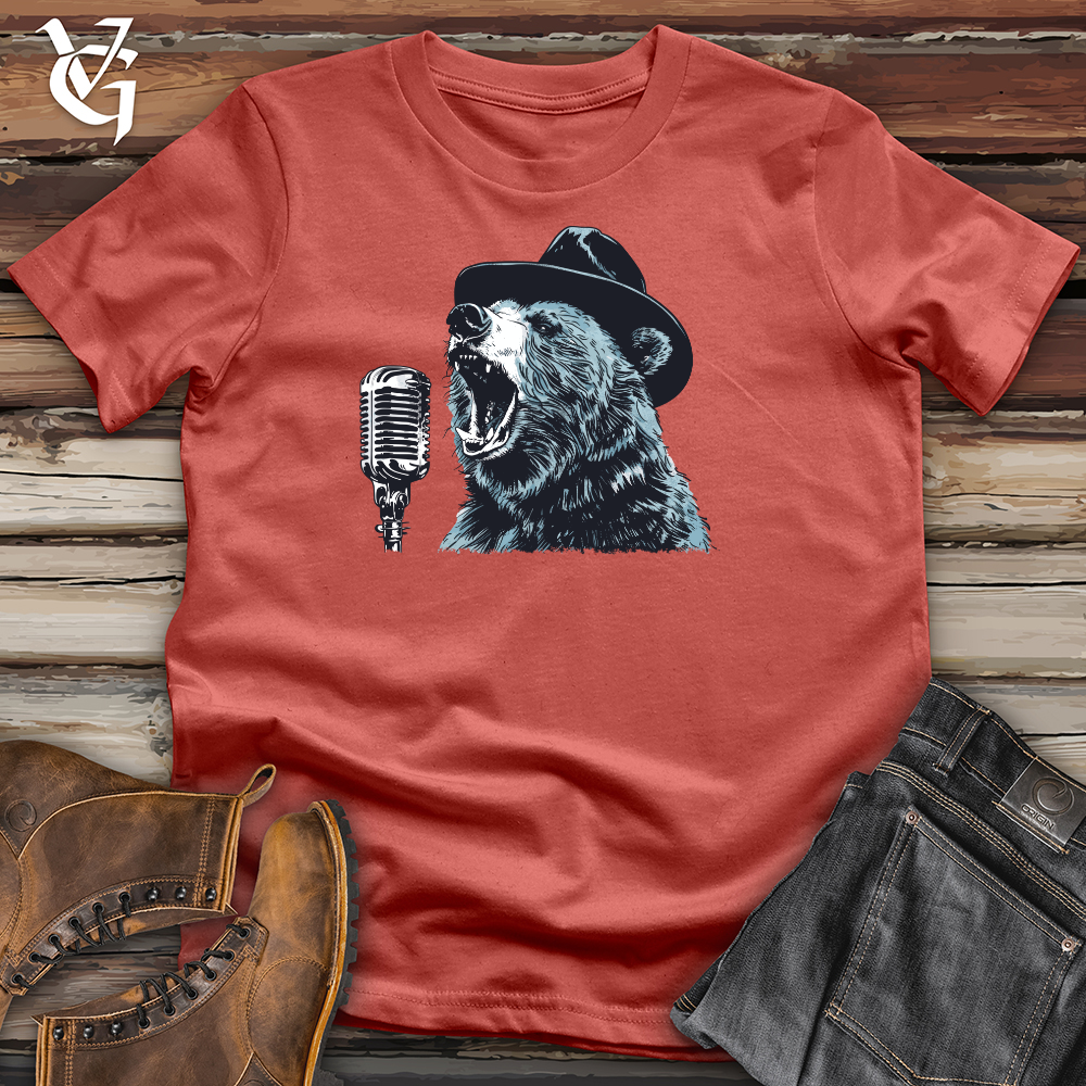 Viking Goods Blues Bear Serenade Cotton Tee Rust / L