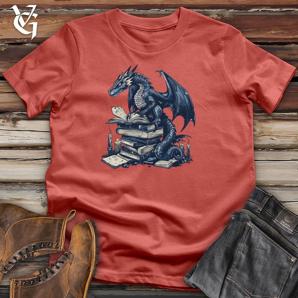 Viking Goods Dragon Lore Guardian Cotton Tee Rust / L