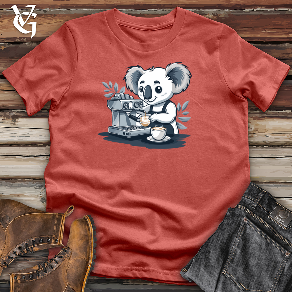 Viking Goods Koala Barista Blend Cotton Tee Rust / L