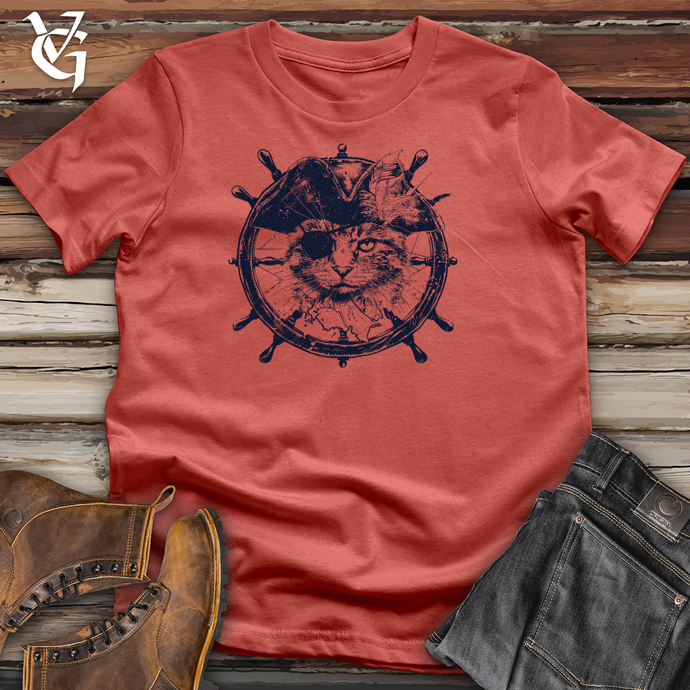 Viking Goods Pirate Paws Captain Cotton Tee Rust / L