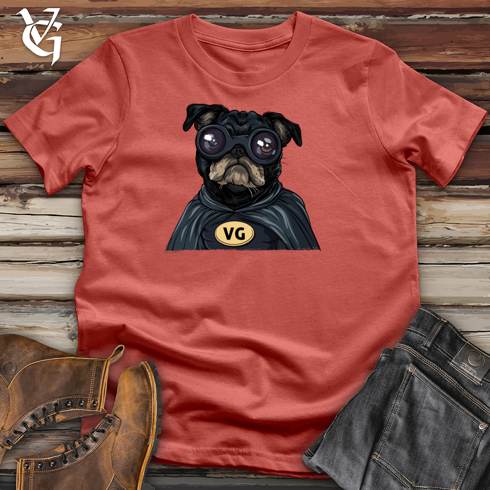 Viking Goods Pug VG Superhero Cotton Tee Rust / L
