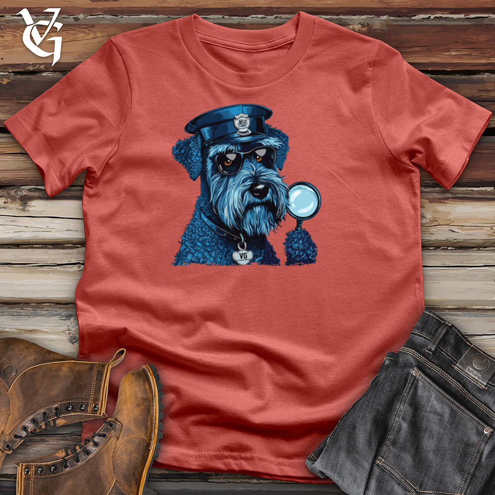 Viking Goods Terrier Police Detective Cotton Tee Rust / L