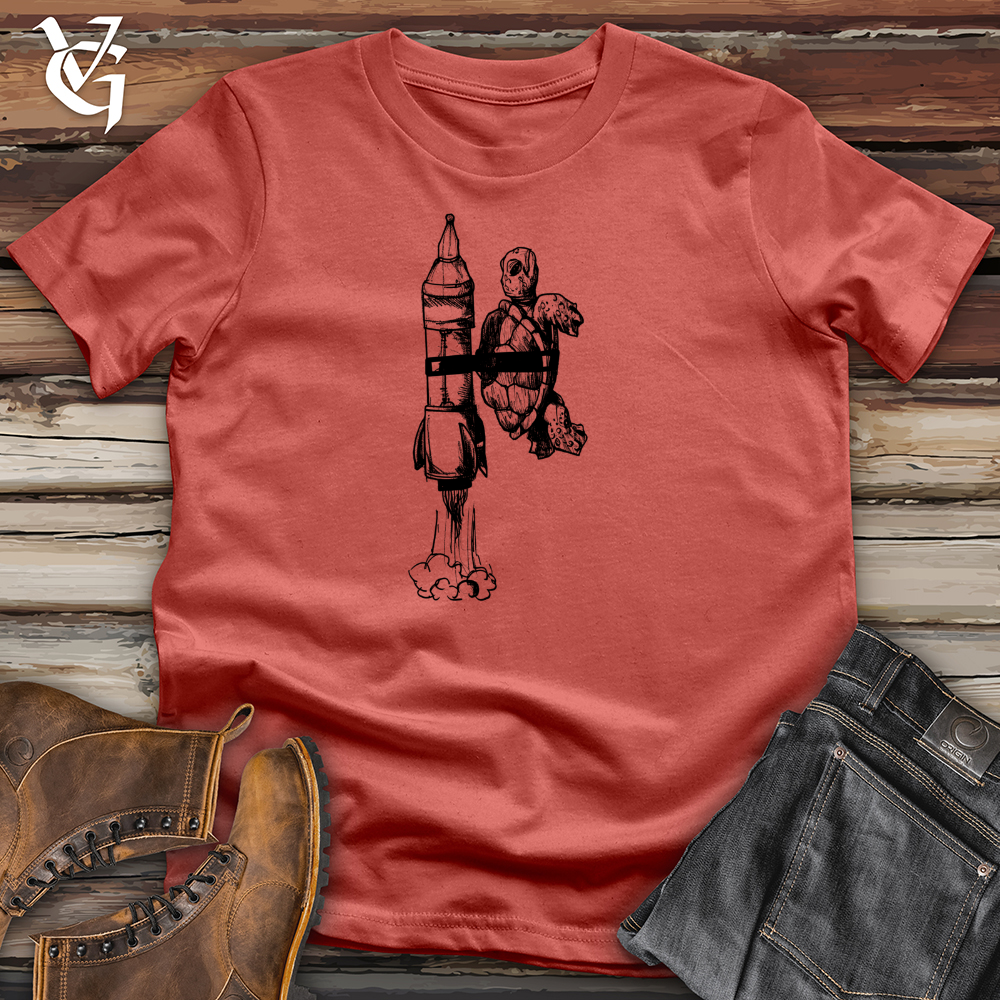 Viking Goods Turtle Rocket Cotton Tee Rust / L