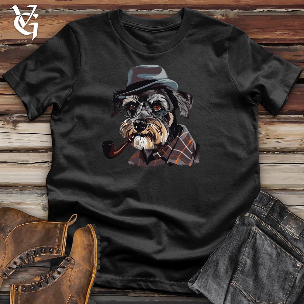 Viking Goods Schnauzer Sleuth Silhouette Cotton Tee