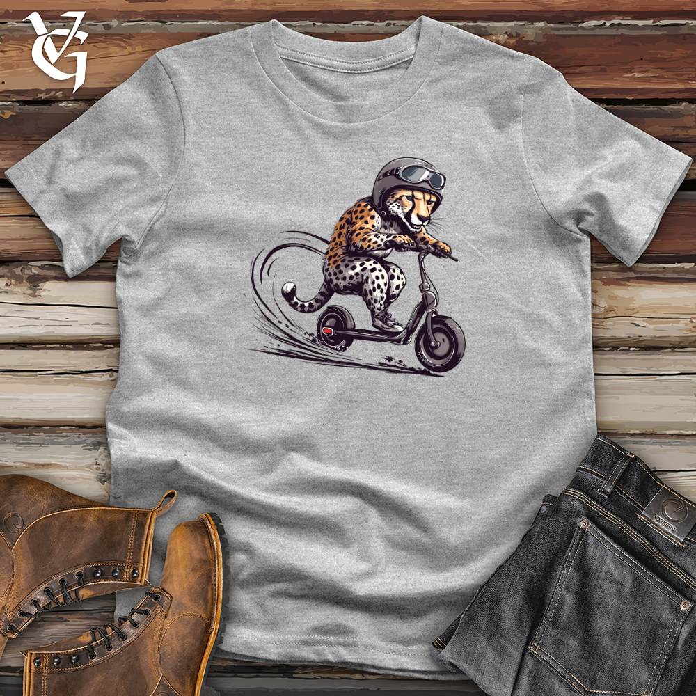 Viking Goods Cheetah Scooter Rush Softstyle Tee Sport Grey / L