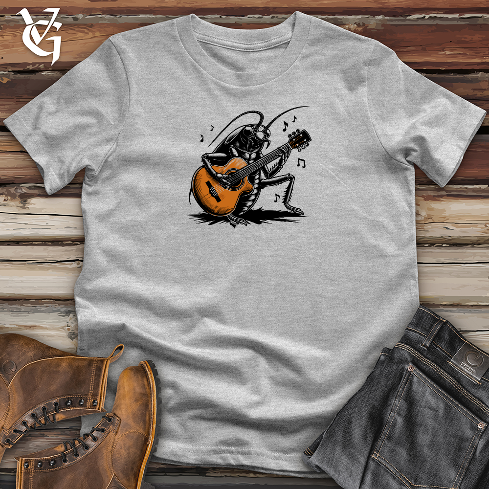 Viking Goods Cockroach Holding a Guitar Softstyle Tee Sport Grey / L