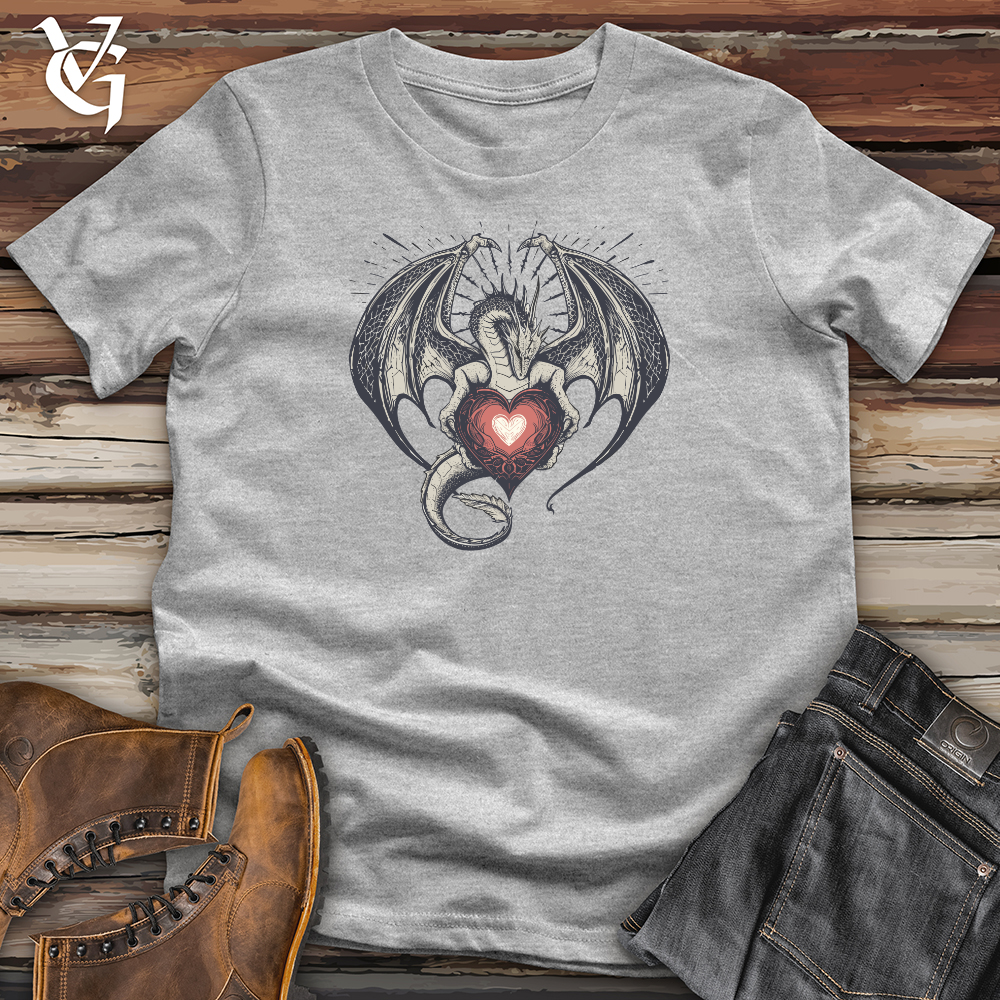 Viking Goods Dragon Heart Embrace Softstyle Tee Sport Grey / L