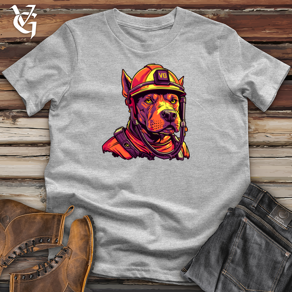 Viking Goods Firefighter Hero Hound Softstyle Tee Sport Grey / L