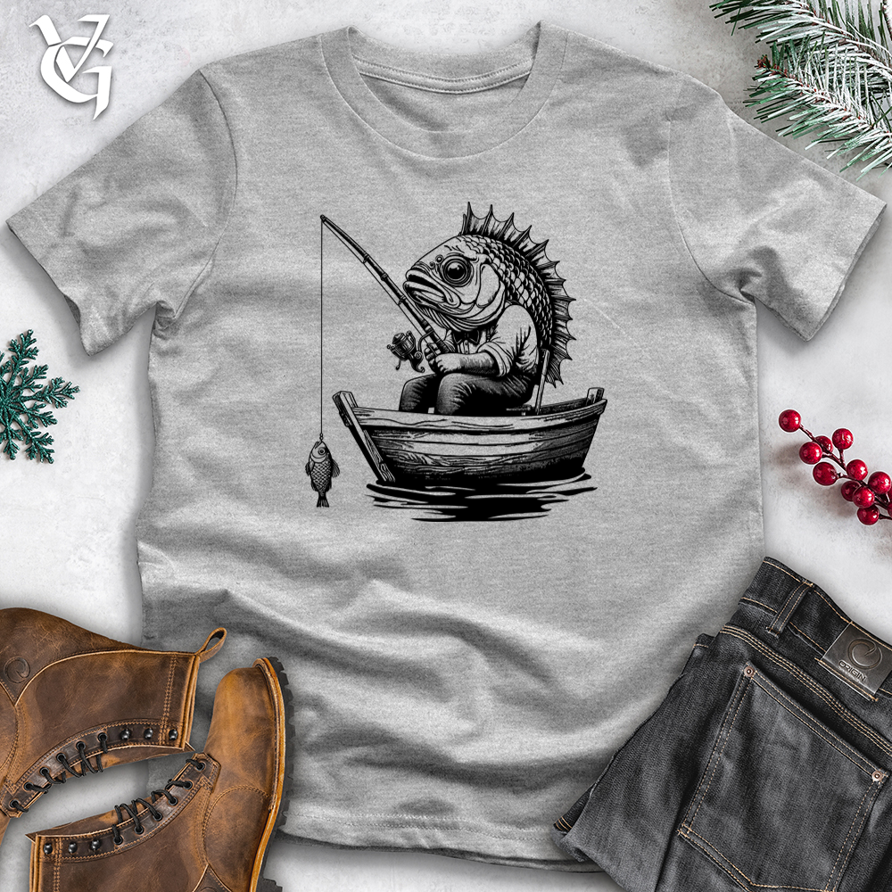 Viking Goods Fish Boat Softstyle Tee Sport Grey / L