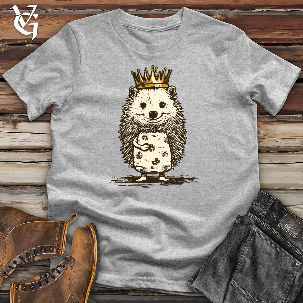 Viking Goods Hedgehog Royal Cuteness Softstyle Tee Sport Grey / L