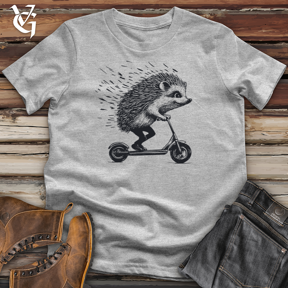 Viking Goods Hedgehog Scoot Softstyle Tee Sport Grey / L