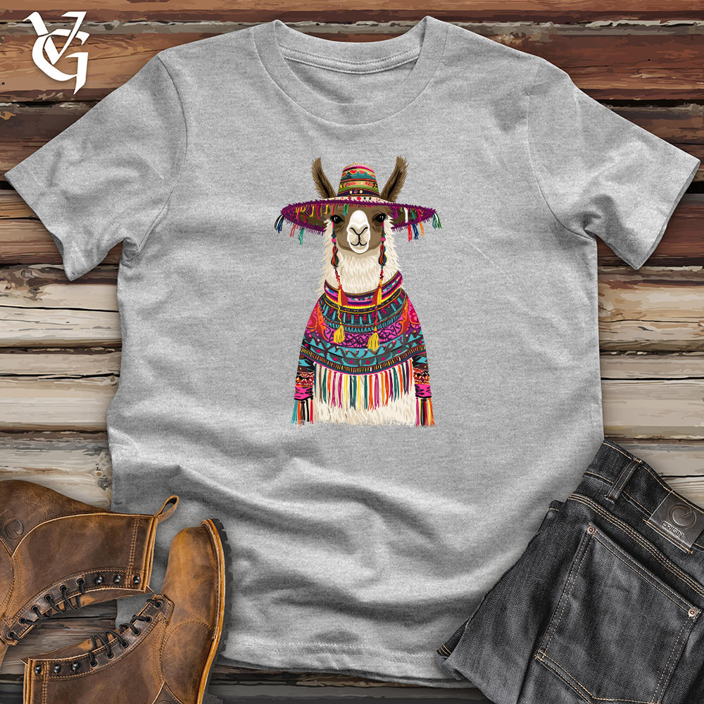 Viking Goods Llama Fiesta Attire Softstyle Tee Sport Grey / L
