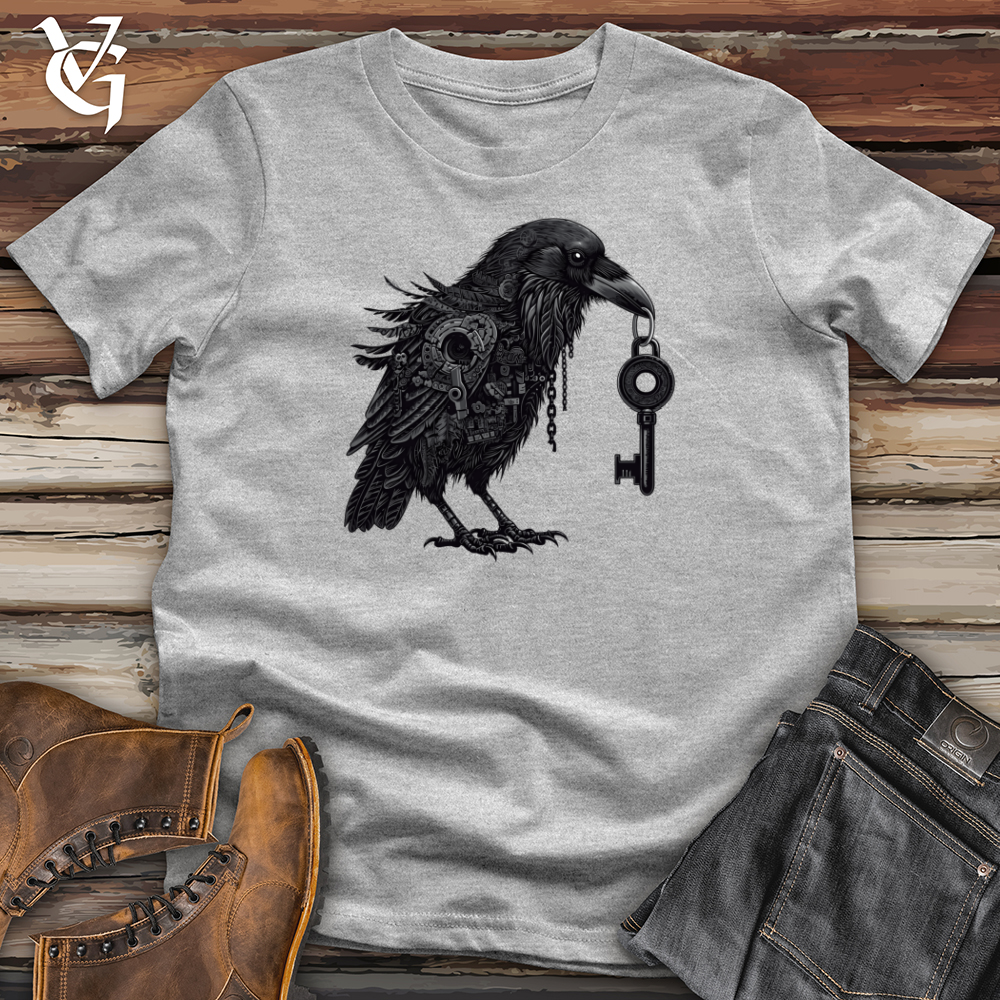 Viking Goods Mechanical Raven Keykeeper Softstyle Tee Sport Grey / L