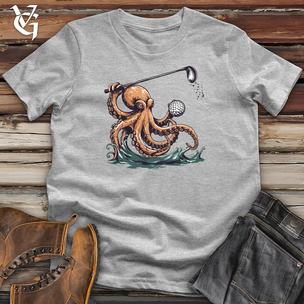 Viking Goods Octopus Golf Swing Softstyle Tee Sport Grey / L