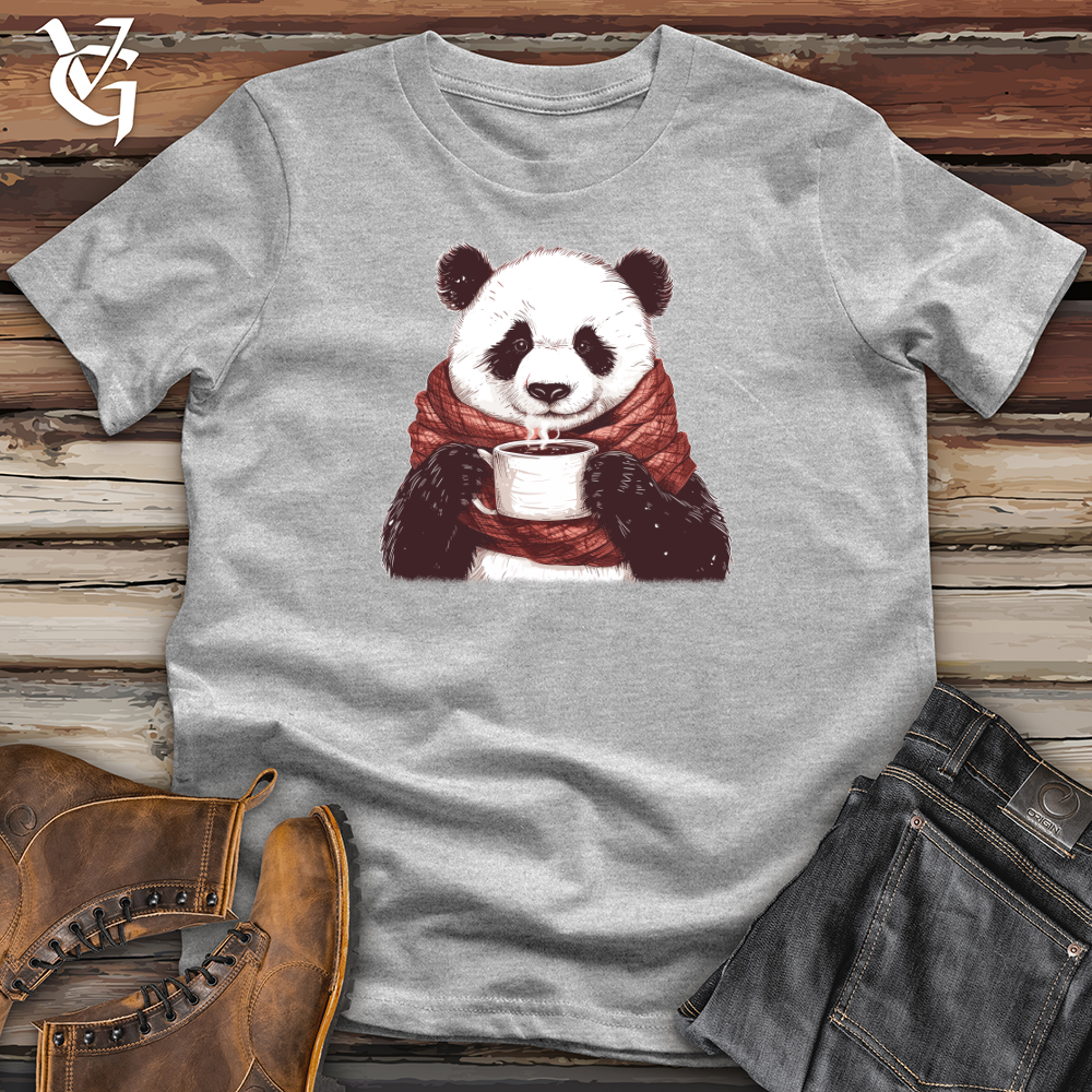 Viking Goods Panda Warmth Sip Softstyle Tee Sport Grey / L