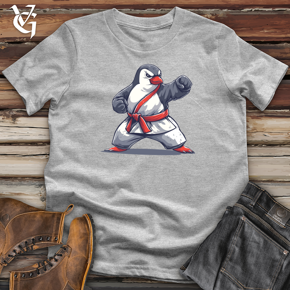 Viking Goods Penguin Karate Master Softstyle Tee Sport Grey / L