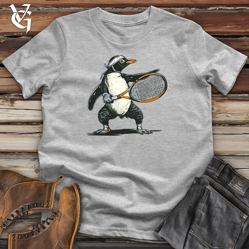 Viking Goods Penguin Tennis Player Softstyle Tee Sport Grey / L
