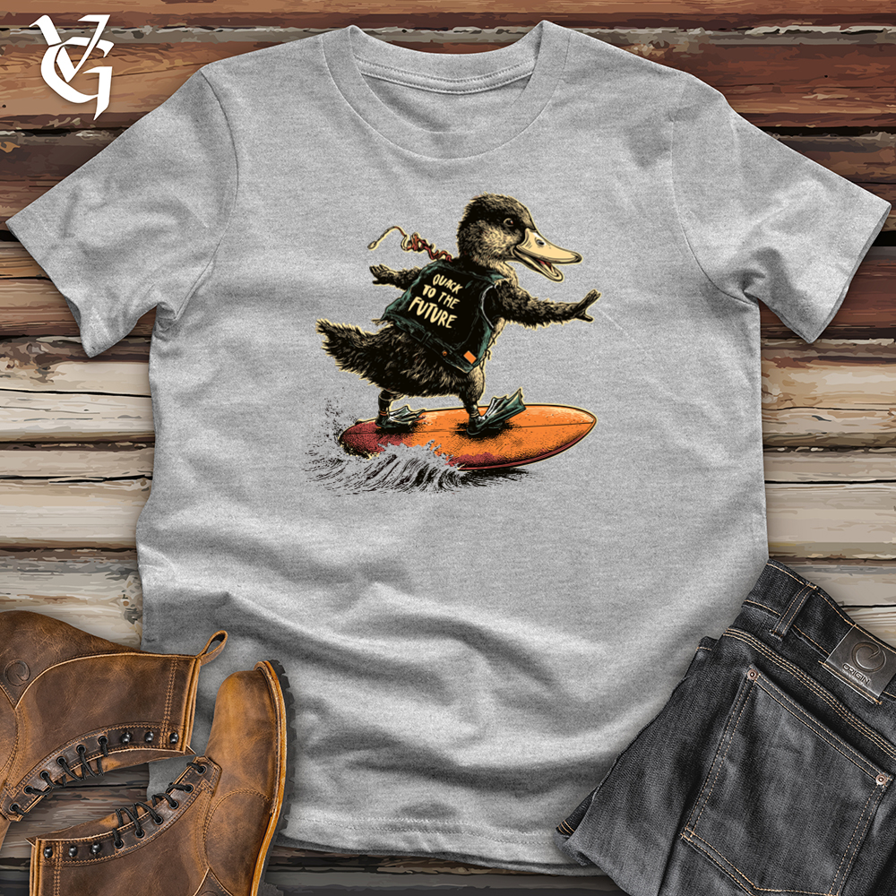 Viking Goods Quack To The Future Softstyle Tee Sport Grey / L