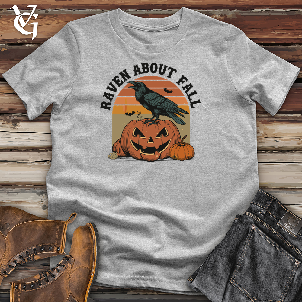 Viking Goods Raven About Fall Softstyle Tee Sport Grey / L