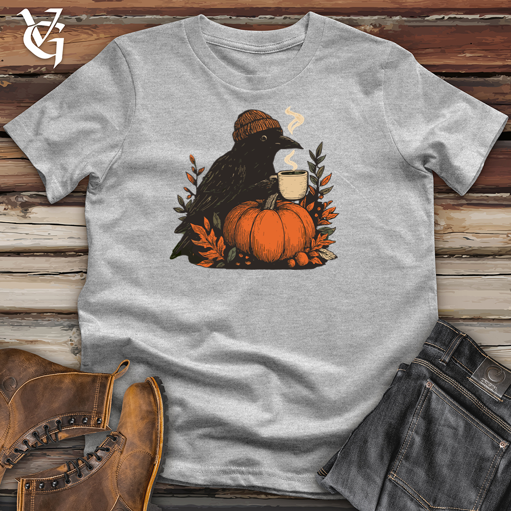 Viking Goods Raven Autumn Harvest Softstyle Tee Sport Grey / L