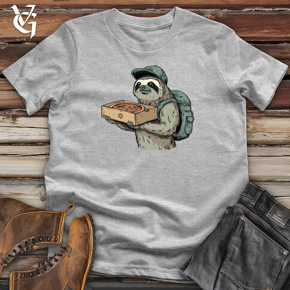 Viking Goods Sloth Pizza Delivery Softstyle Tee Sport Grey / L