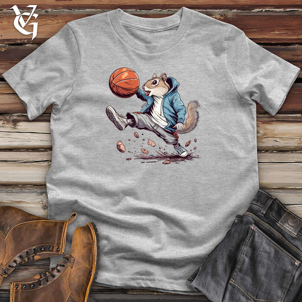 Viking Goods Squirrel Basketball Hustle Softstyle Tee Sport Grey / L