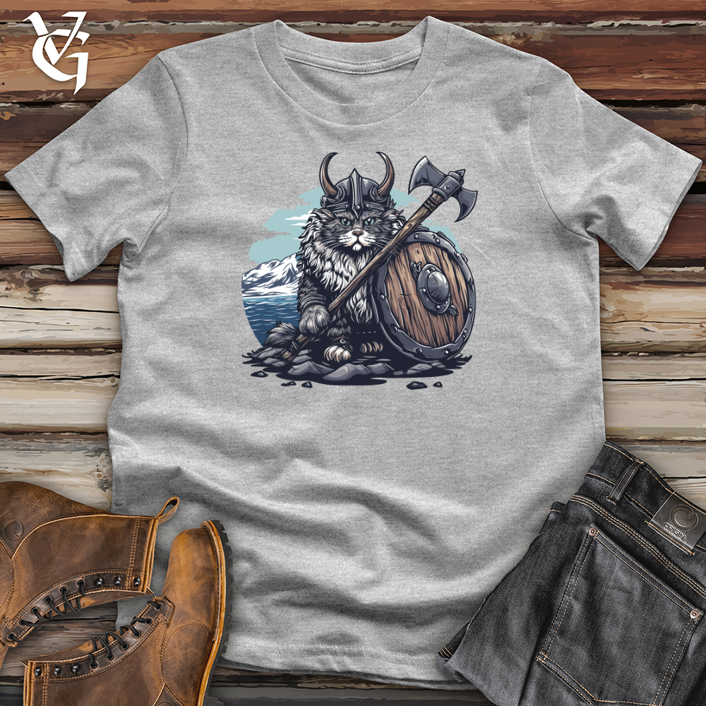 Viking Goods Viking Cat Warrior Softstyle Tee Sport Grey / L