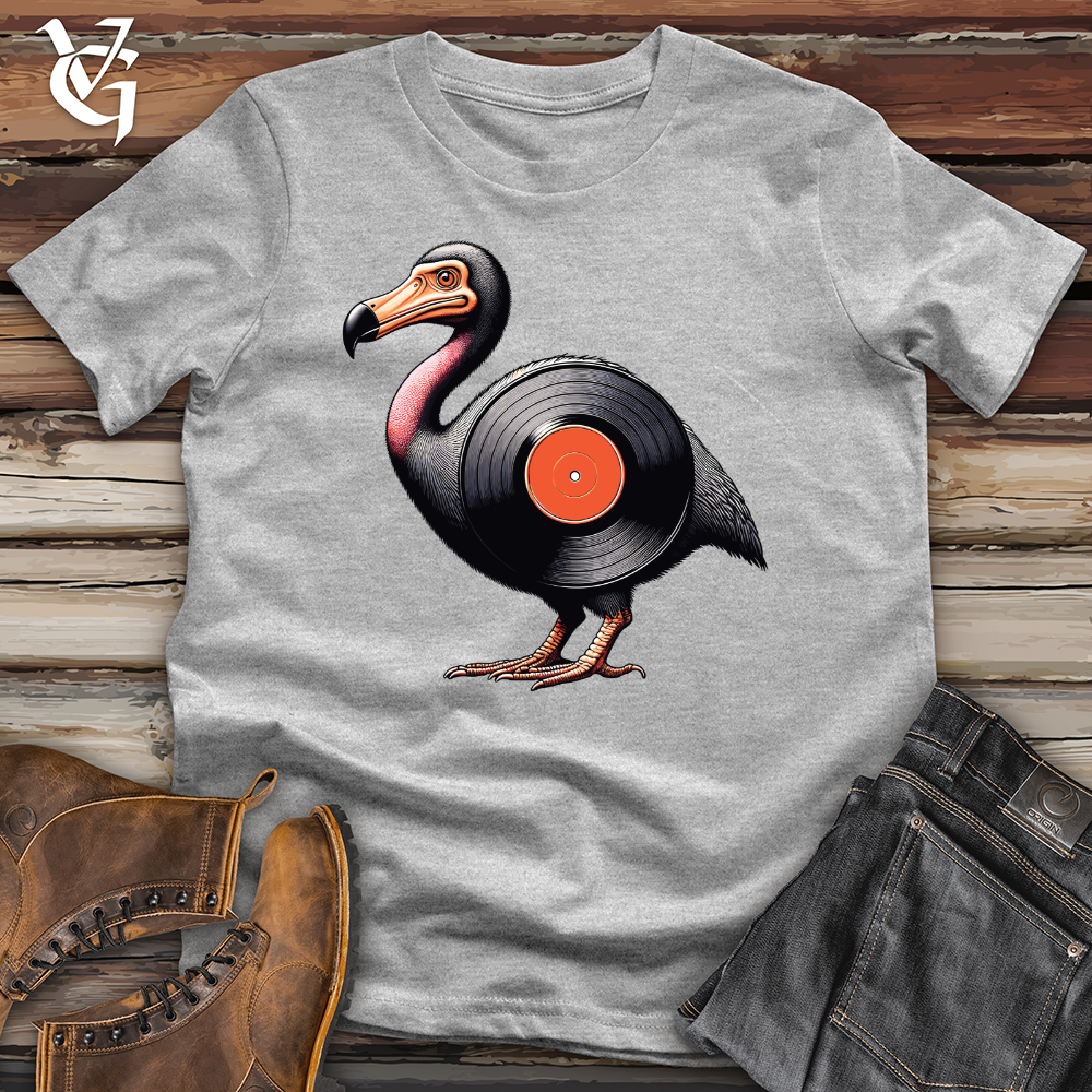 Viking Goods Vinyl Bird Record Softstyle Tee Sport Grey / L